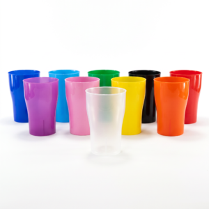 GALPLAS L2 (68) Vaso Plástico Cola Colores Lisos x 1u